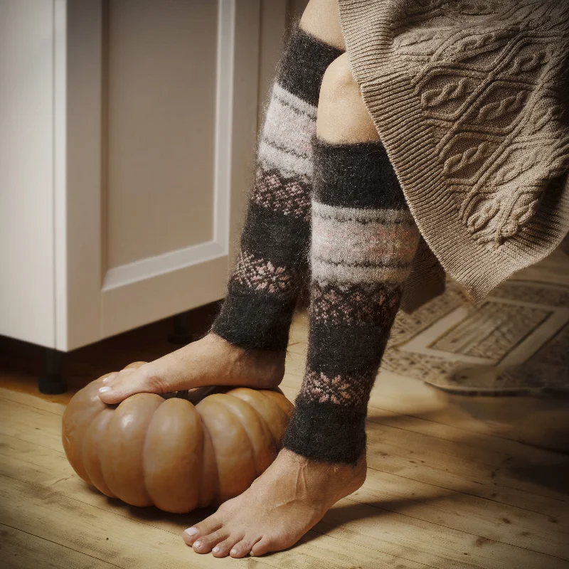 Weekend Offers That Tempt Women's Rosy Nightfall Goat Wool Leg Warmers