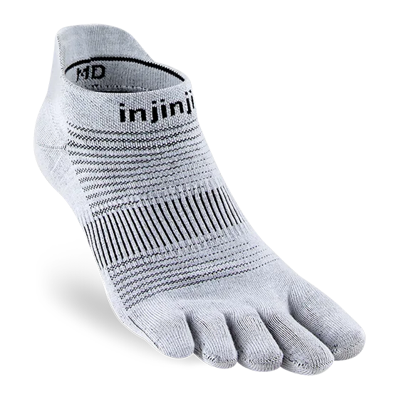 Early Access Run Lightweight CoolMax No Show Ankle Socks - by Injinji