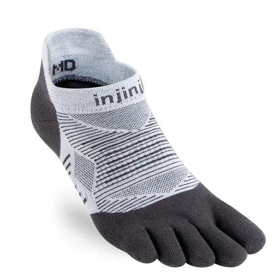 Value Pack Run Lightweight No Show Ankle Socks - by Injinji