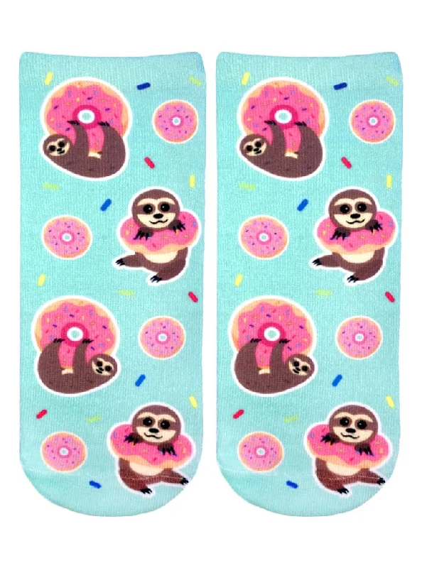 Flash Deal Sloth Donut Ankle Socks