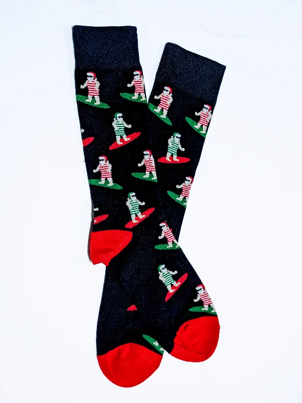 Instant Savings Surf Santa Crew Socks