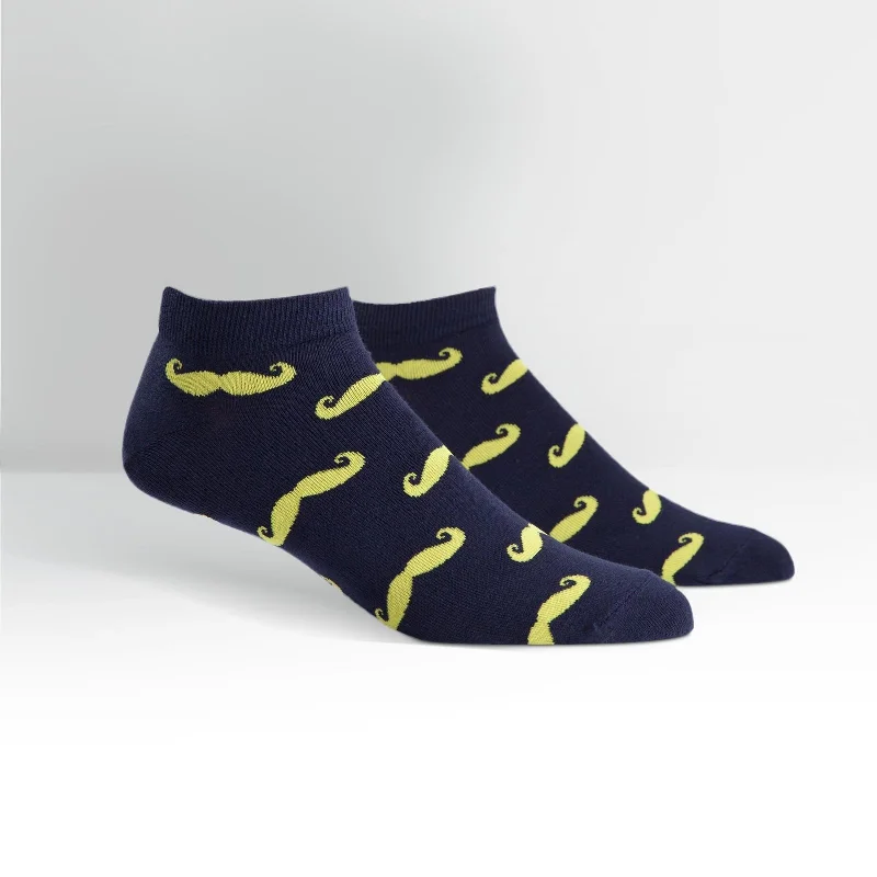 Special Buy Sock It To Me Men's Ankle Socks - Moustache