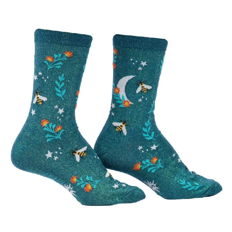 Weekend Offers You Can't Ignore Sock It To Me Women's Crew Socks - Bee Dazzling