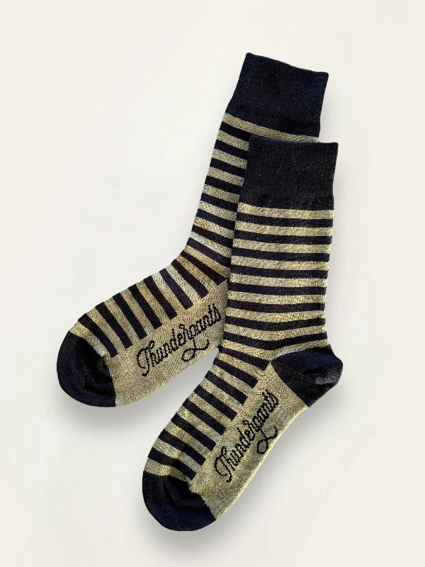 Weekend Savings Fiesta Socks Navy & Sage