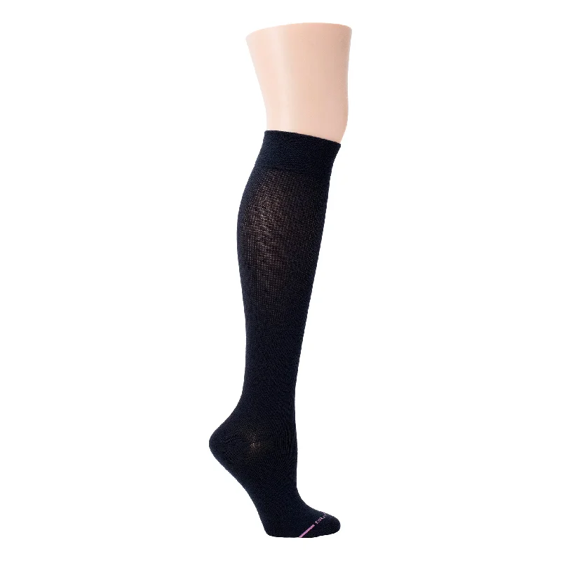 Weekend Offers That Sizzle Solid Cotton Blend | Knee-High Compression Socks For Women