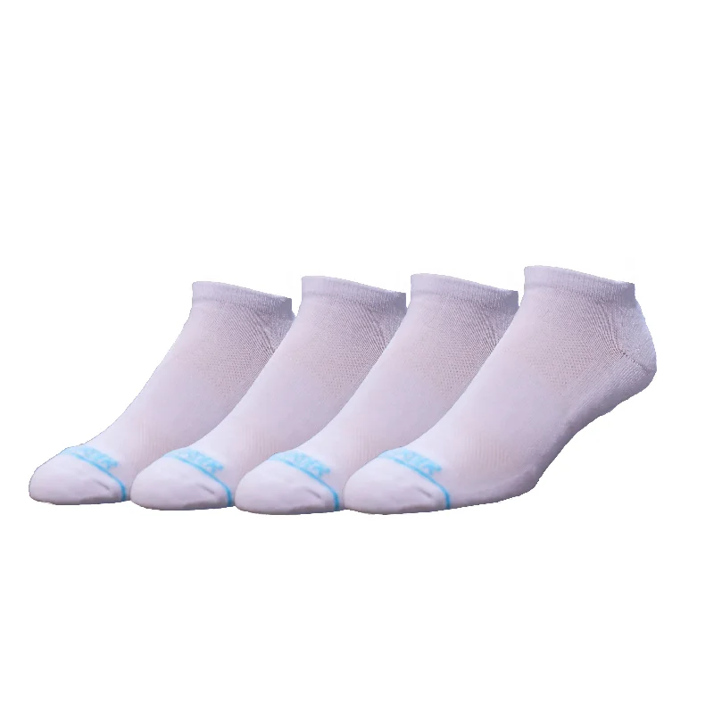 Lowest Price Solid White Two Pack - Extra Cushioned Ankle Socks