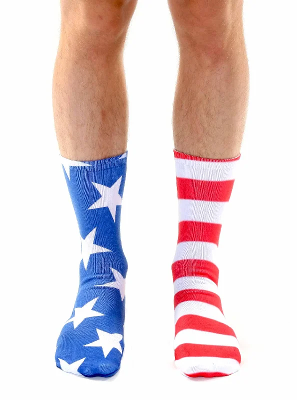 Savings Galore Stars and Stripes Crew Socks