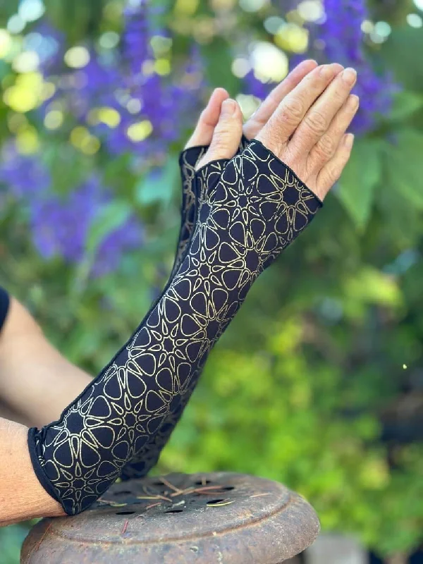 Overstock Clearance Starseed Print | Reversible Fingerless Gloves
