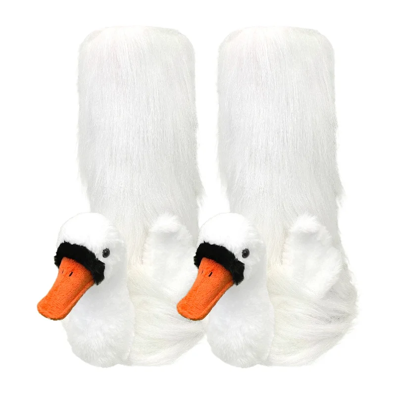 Low Cost Sweetpea Swan Slipper Socks