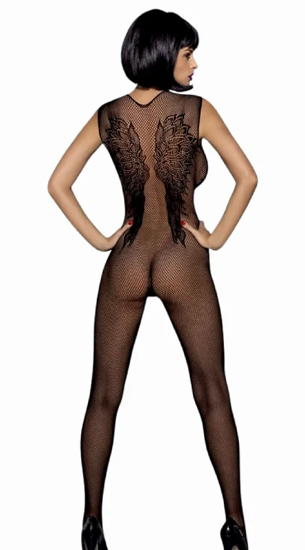 Weekend Savings Spectacular Swirly Fishnet Crotchless Bodystocking