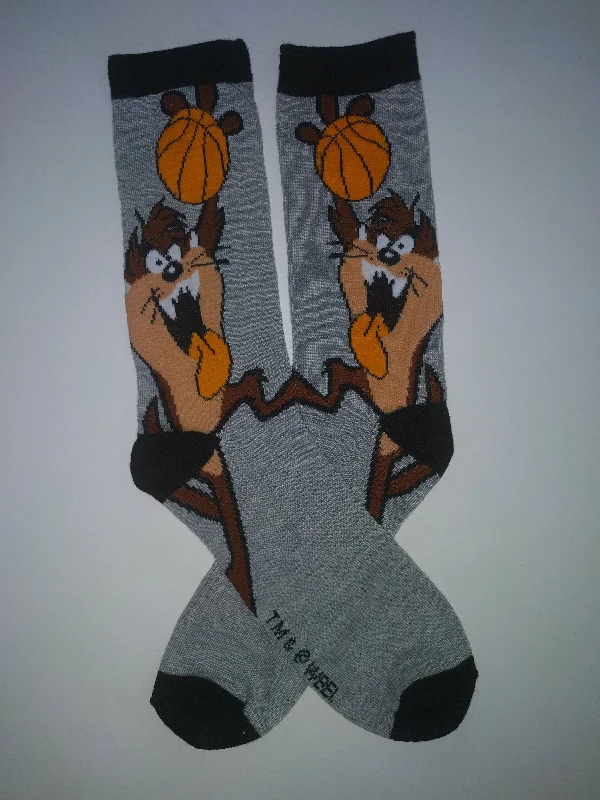 Act Fast Taz Tasmanian Basketball Crew Socks