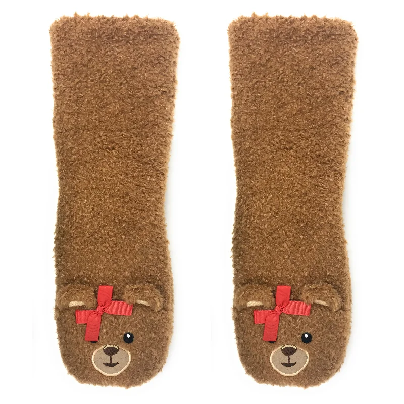 The Best Prices Teddy Burr Plush Slipper Socks