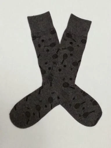 Take Advantage Tennis Grey Crew Socks