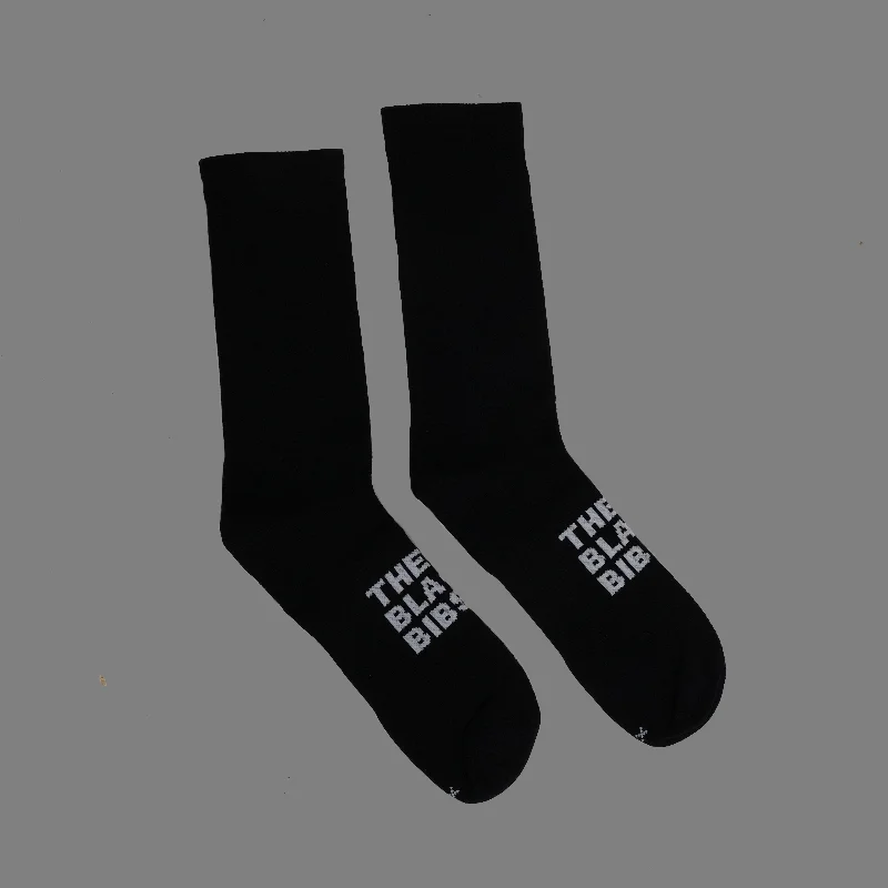 Hot Buy The Black Bibs Socks - Black - Tall