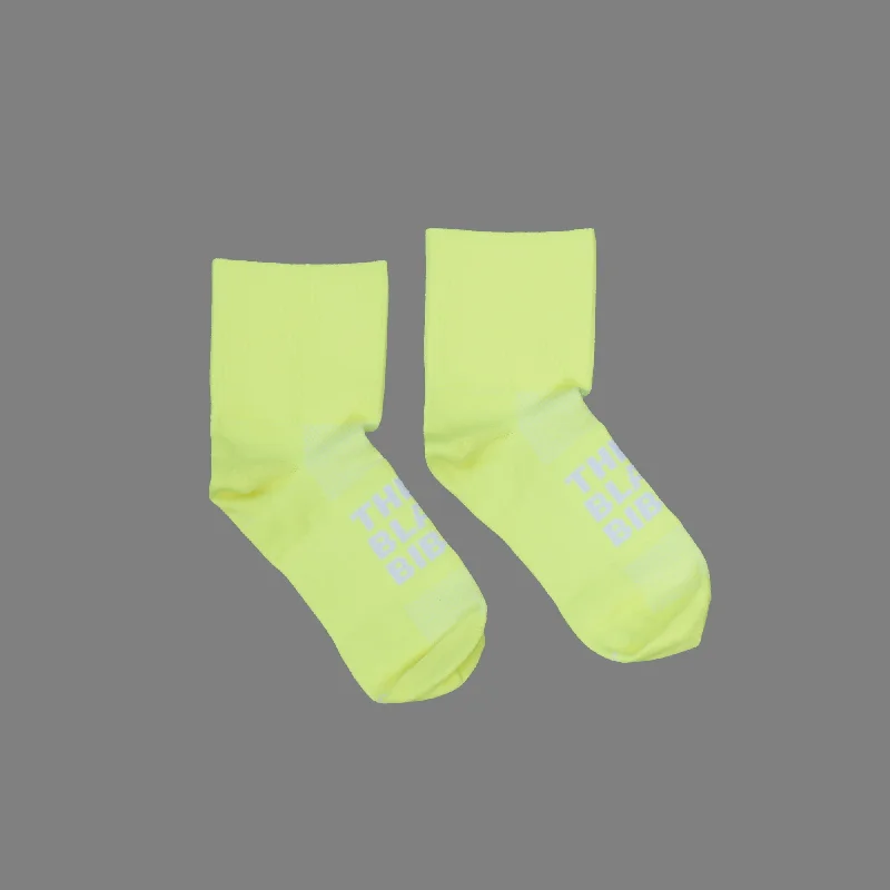 Lowest Price The Black Bibs Socks - Hi-Vis Yellow - Short