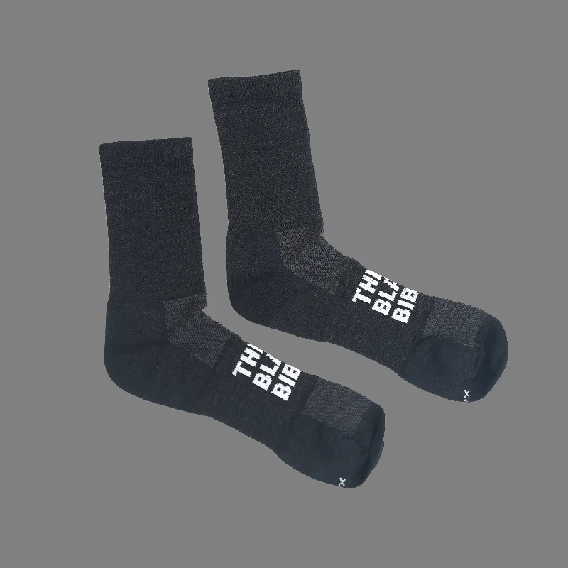 Major Deal The Black Bibs Socks - Merino Black