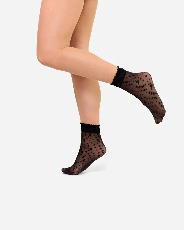 Weekend Specials to Celebrate The Dot | Polka Dot Socks Black