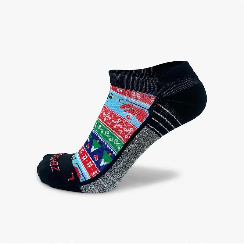 Limited Offer Ugly Santa Sweater Running Socks (No Show)
