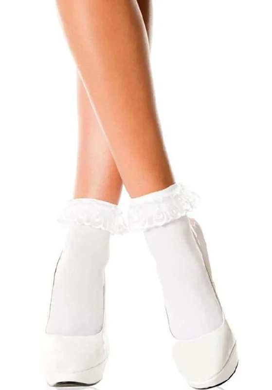 Special Discount White Frill | ANKLE SOCKS