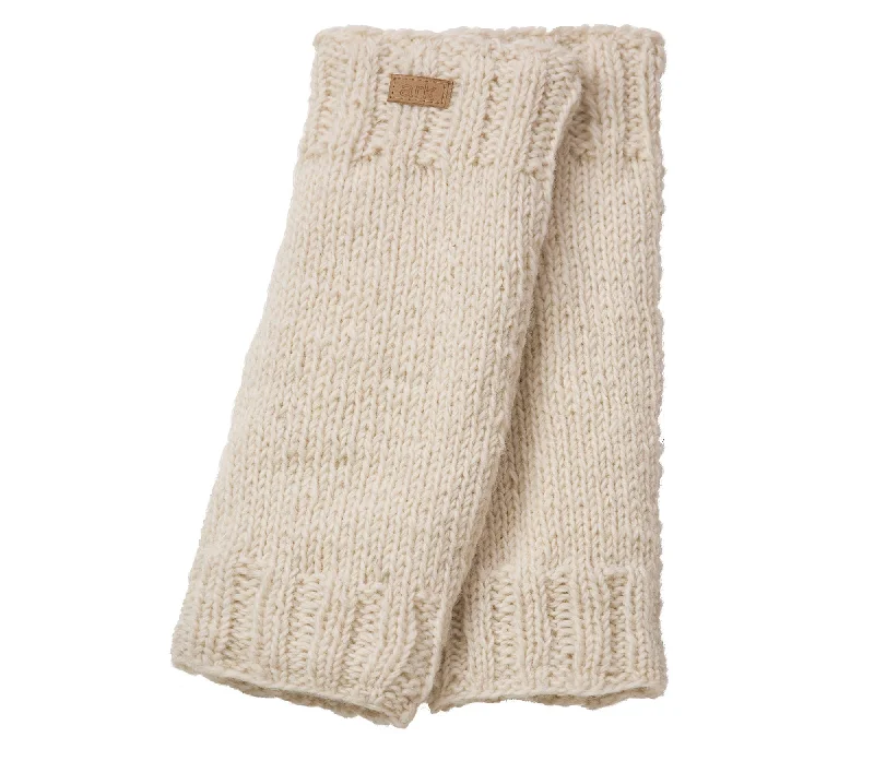 Year-End Clearance White Wool Leg Warmers, Fleece Lined, thick and cozy!
