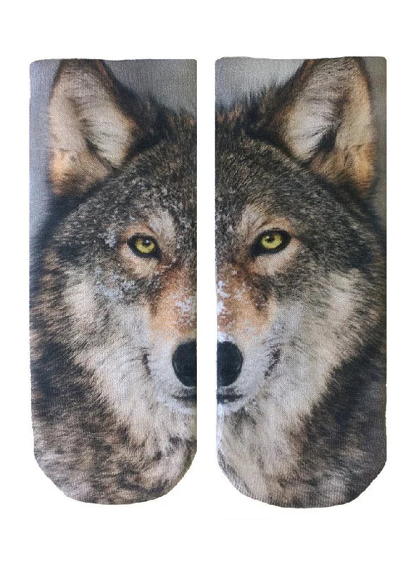 Super Deal Wolf Ankle Socks