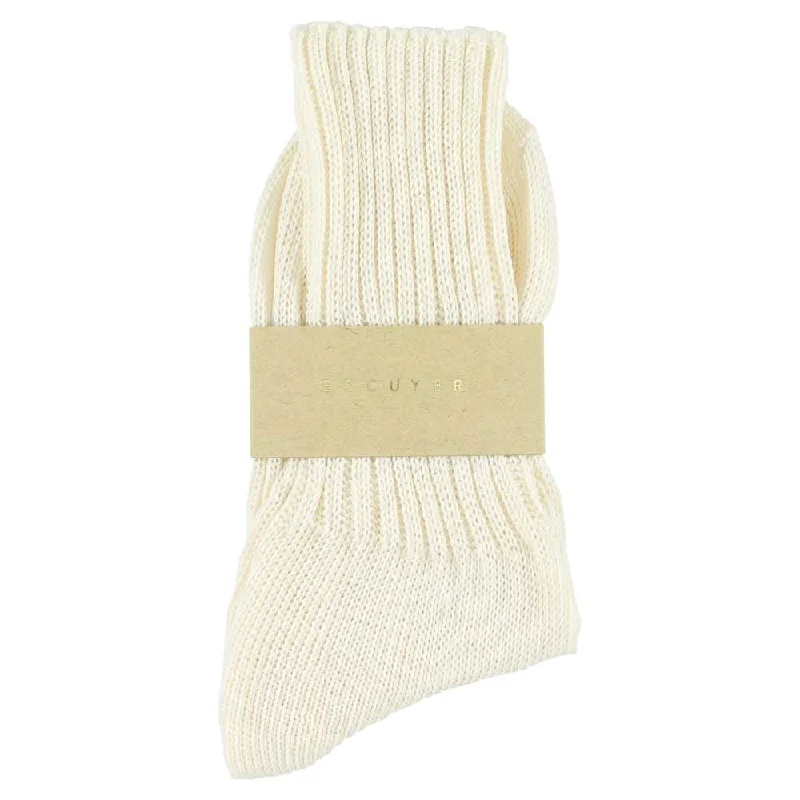 Markdown Sale Women Crew Socks - Off White