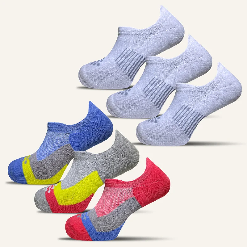 Bargain Alert Women’s Colorful Elite Performance No Show Socks with Double Tab – 6 Pair Bargain Alert Women’s Colorful Elite Performance No Show Socks with Double Tab – 6 Pair