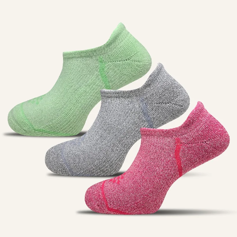 Weekend Deals That Sizzle Women's Colorful Performance No Show Socks with Tab- 3 Pair Weekend Deals That Sizzle Women's Colorful Performance No Show Socks with Tab- 3 Pair