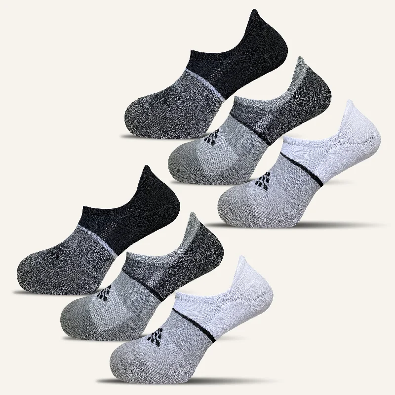 Weekend Deals That Spark Women's Hidden No Show Socks with Heel Tab- 6 Pair