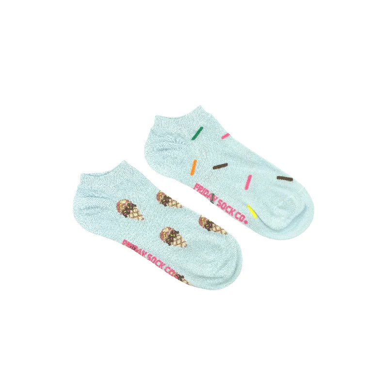 Weekend Deals That Dazzle Women's Ice Cream & Sprinkle Ankle Socks