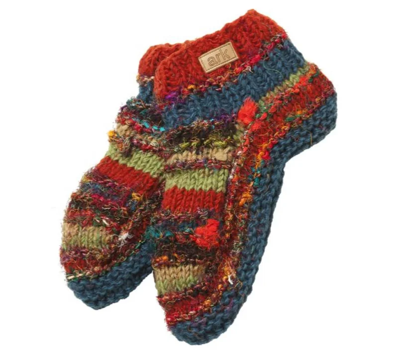 Weekend Savings Galore Wool Booties, Wool Slippers, Fleece Lined